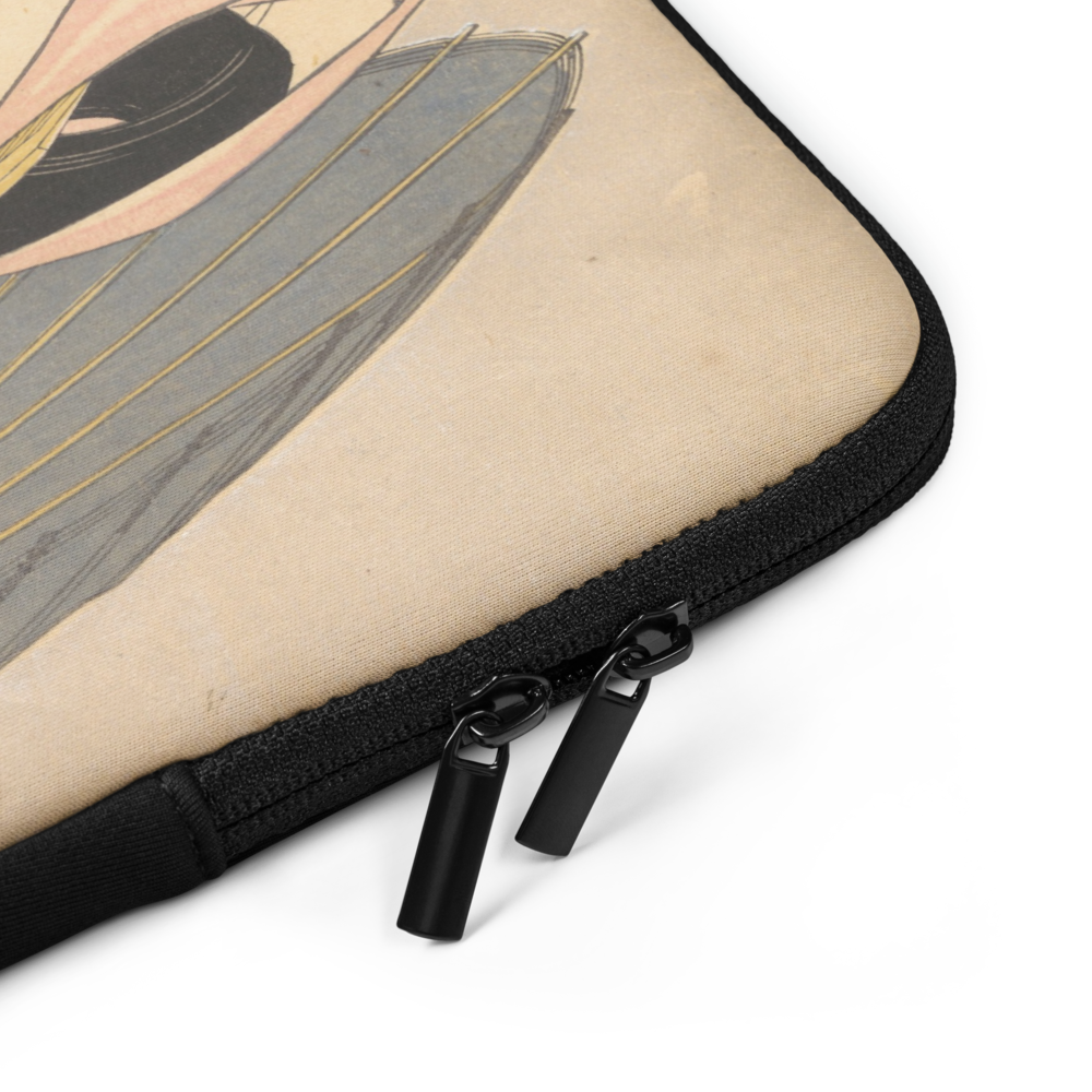 Laptop Sleeve | Utamaro: "Woman Holding Up a Parasol"Premium Print Laptop Sleeve