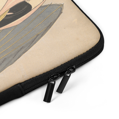 Laptop Sleeve | Utamaro: "Woman Holding Up a Parasol"Premium Print Laptop Sleeve