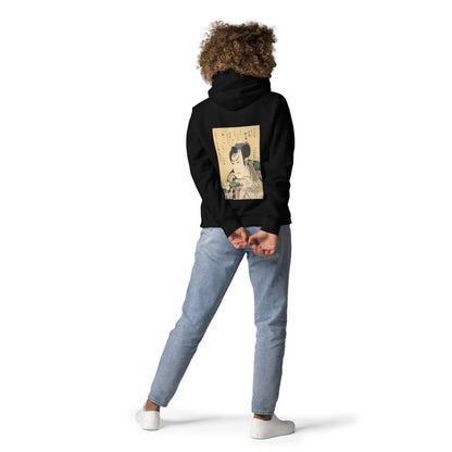 Unisex Hoodie | Shunkōsai Hokushū: The Actor Asao Gakujūrō  Premium Back-Print Hoodie